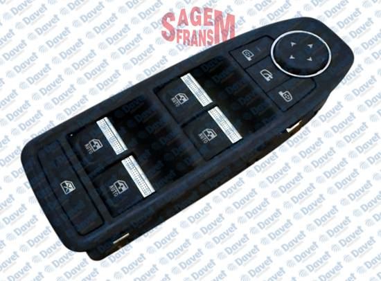 SAGEMFR 500142 Cam Acma Dugmesi On Sol Nikelajli Clio V - Captur Ii